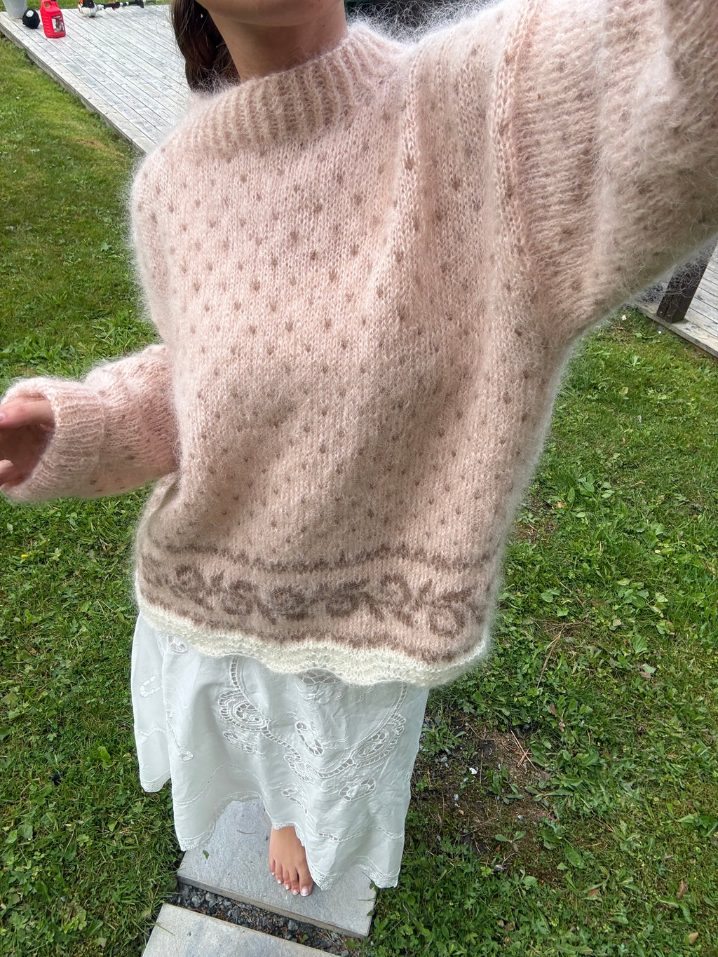 Frej Sweater Garnpakke Mohair