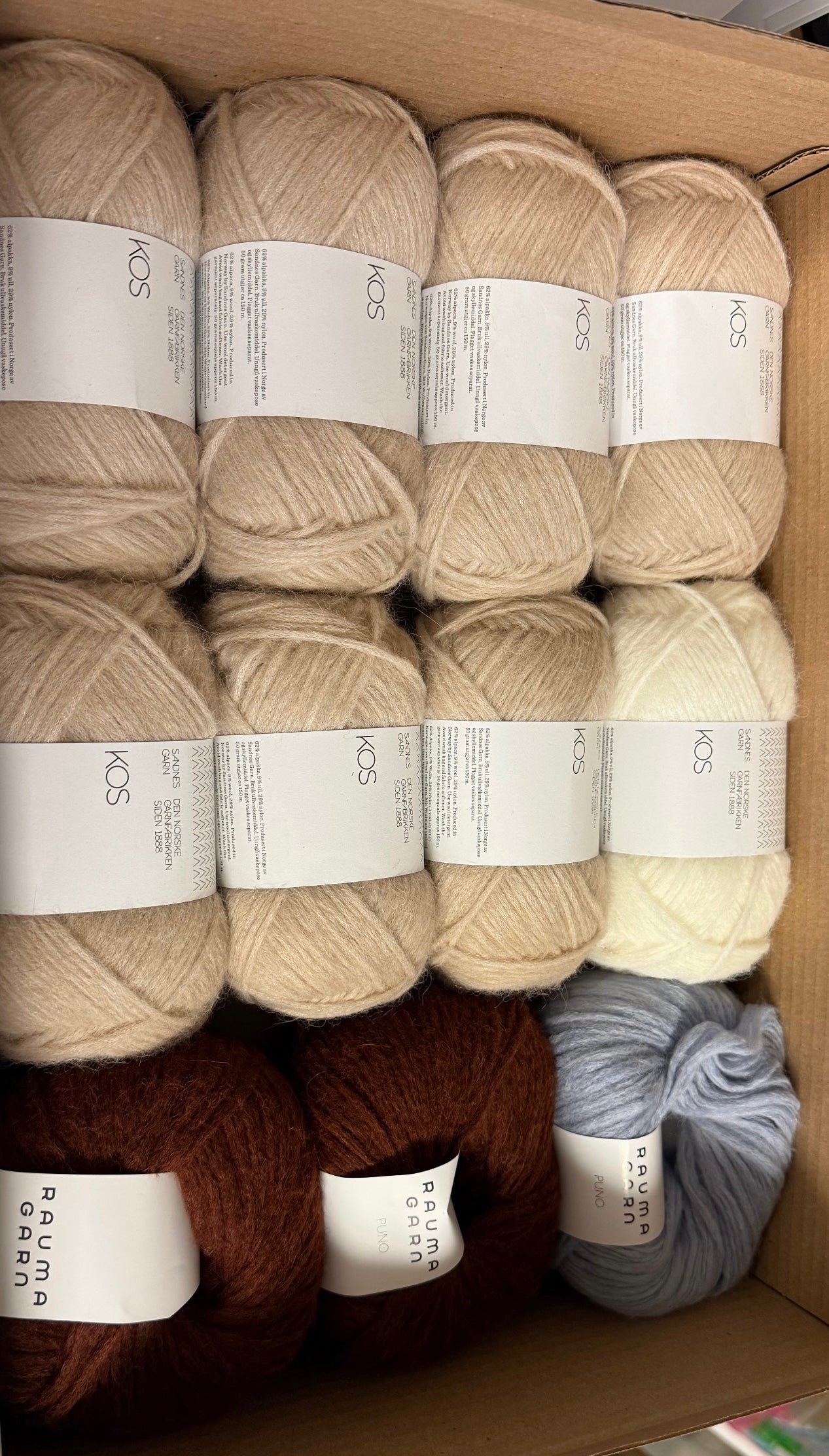 Frej Sweater Garnpakke 4 farger